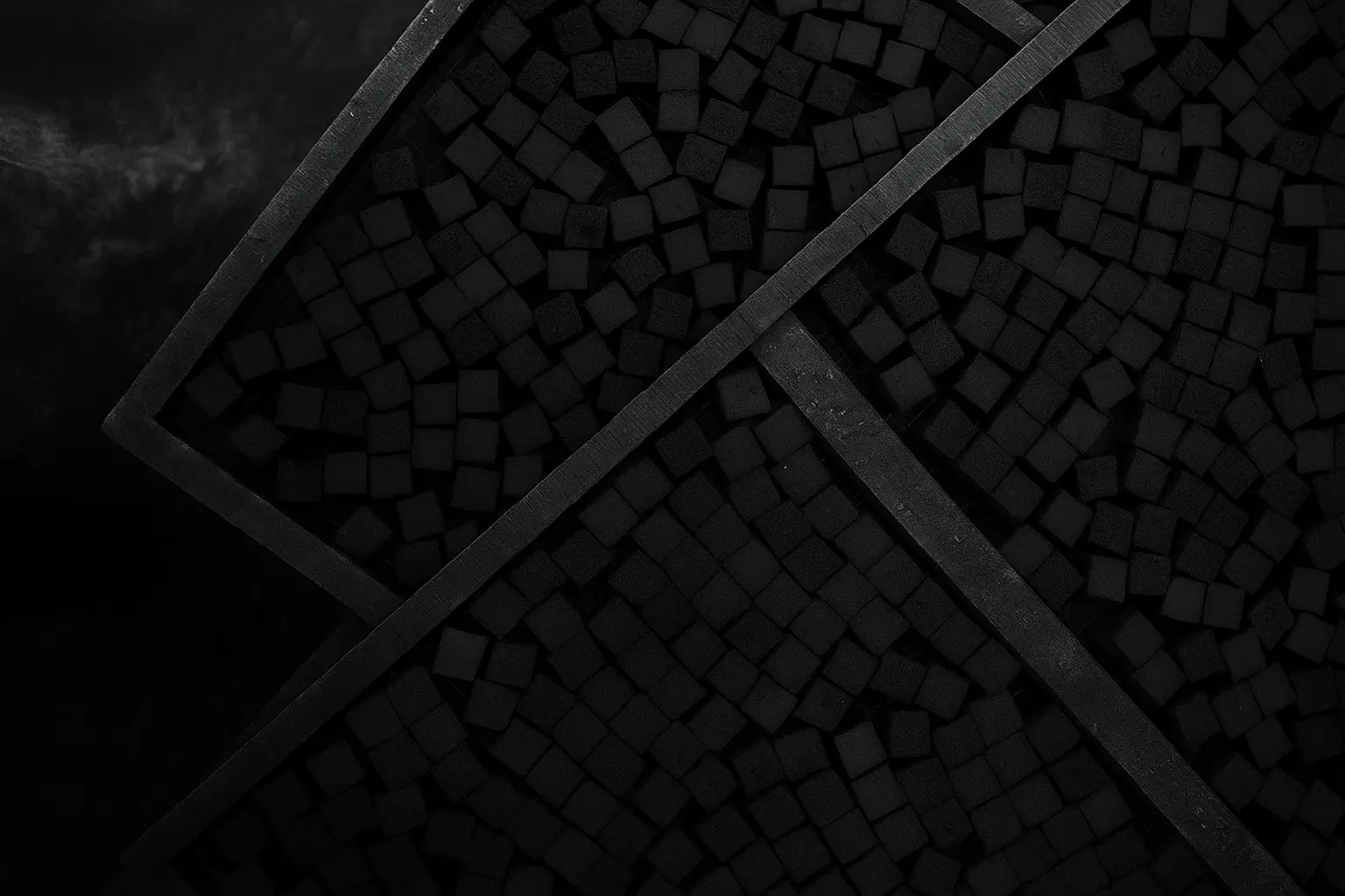 Sustainable coconut farm in Indonesia with workers harvesting coconut shells, representing Briquette Charcoal Expert's commitment to ethical sourcing.